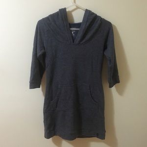 Mountain Hardwear Blue Marl Hooded Tunic